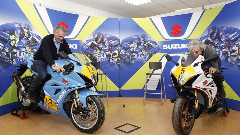 Suzuki GSX-R Legend Edition, due esemplari per Lucchinelli e Uncini