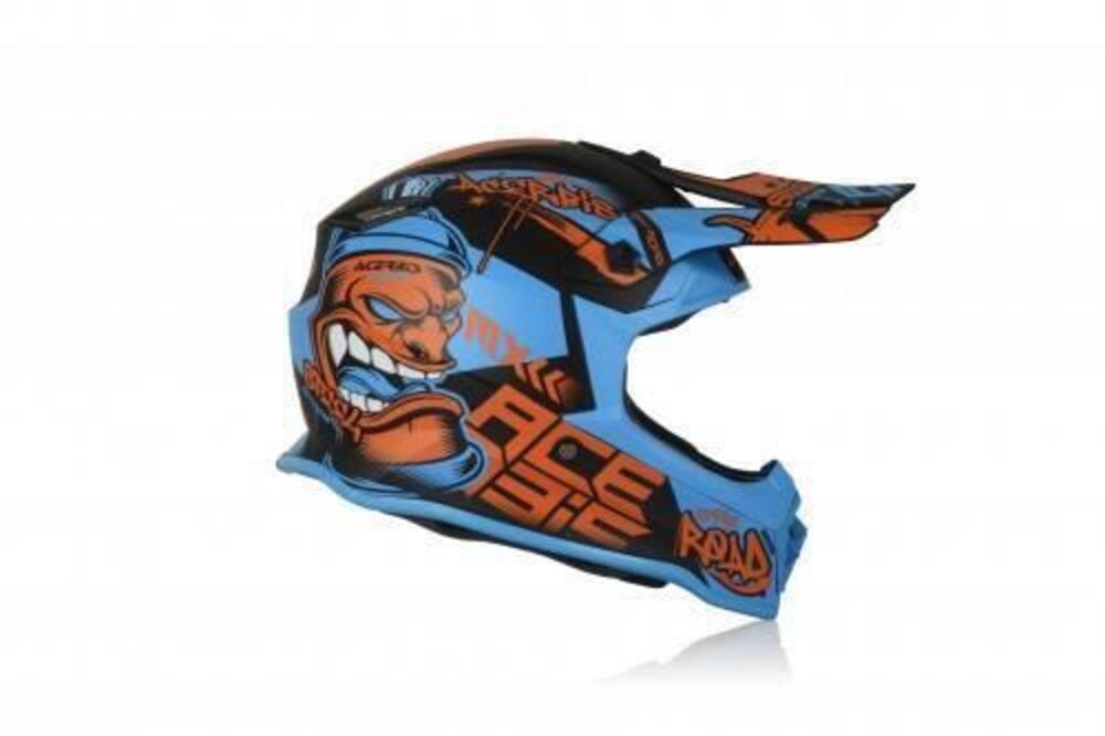 NOVITA'!! CASCO JUNIOR STEEL KID - 0023425253 Acerbis