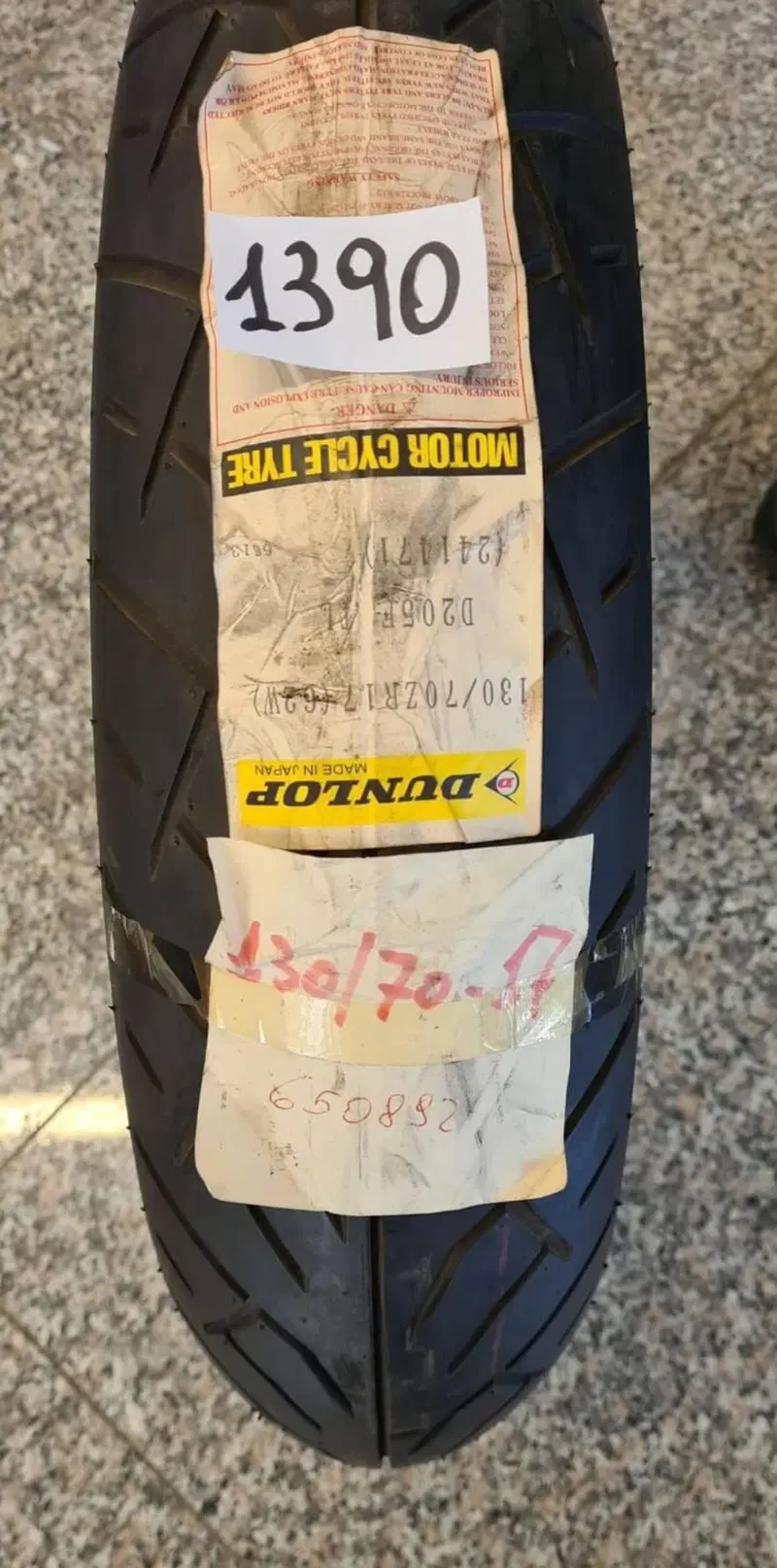 PNEUMATICO 130/70ZR17 62W SPORTMAX TORUING RADIAL Dunlop (2)