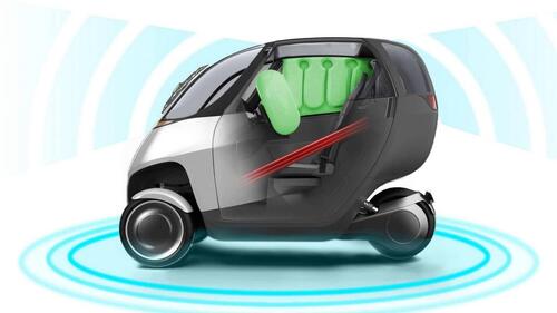 Ninbus Halo, il tre ruote elettrico che piega come una moto (4)