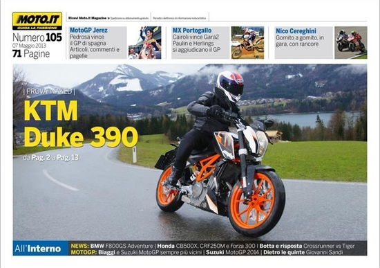 Magazine n° 105, scarica e leggi il meglio di Moto.it  