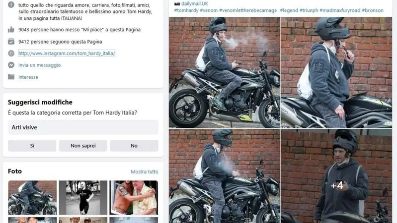 Tom Hardy in sella alla Triumph Speed Triple RS per le strade di Londra