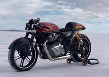 Una Royal Enfield Continental GT 650 da record: 215 km/h sul lago salato