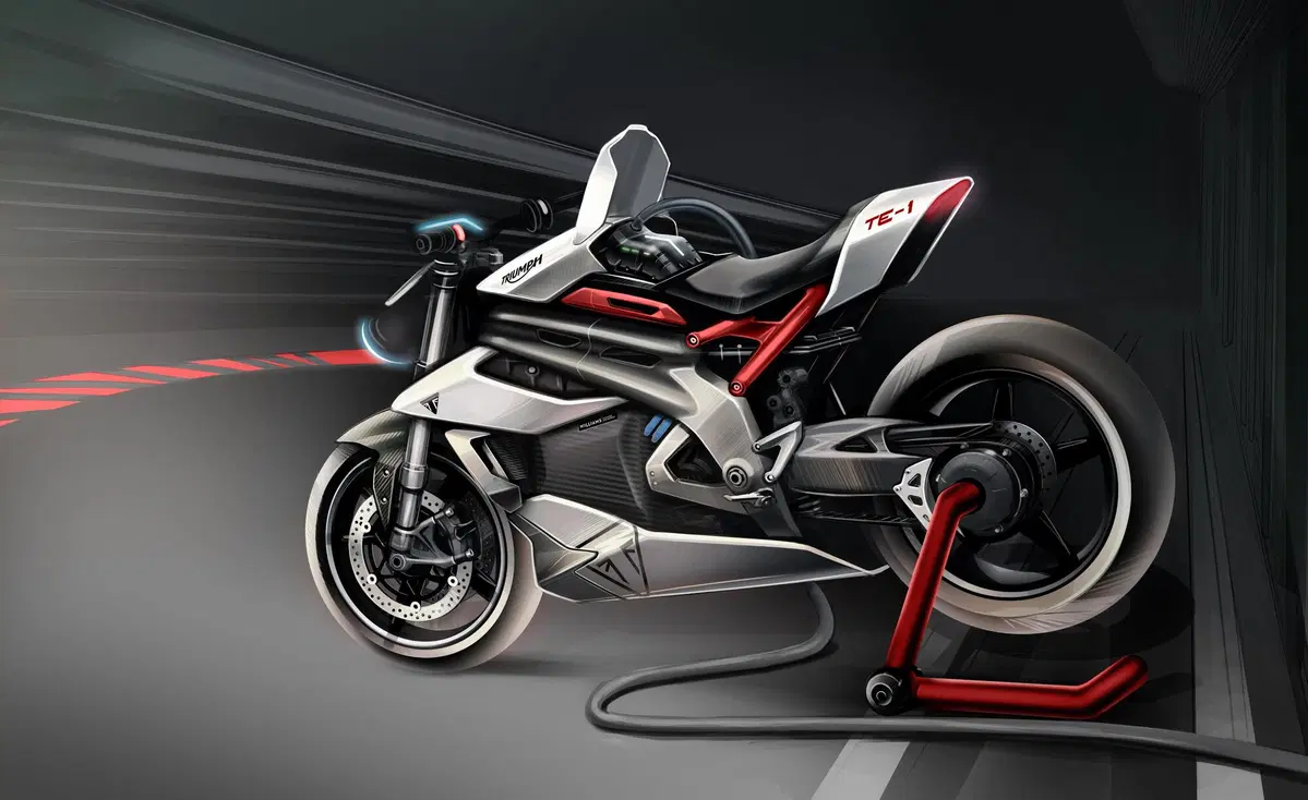 Triumph Project TE-1. Svelati il motore elettrico e i primi progetti (2)
