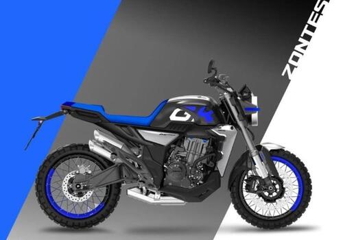 Zontes 350 GK. Il concept di una ipotetica Scrambler (2)