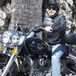 George Clooney in moto sul Lago di Como