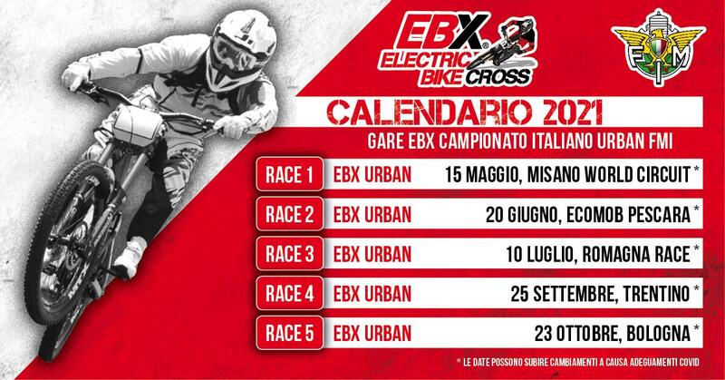 EBX Urban 2021. Ecco il calendario delle 5 tappe