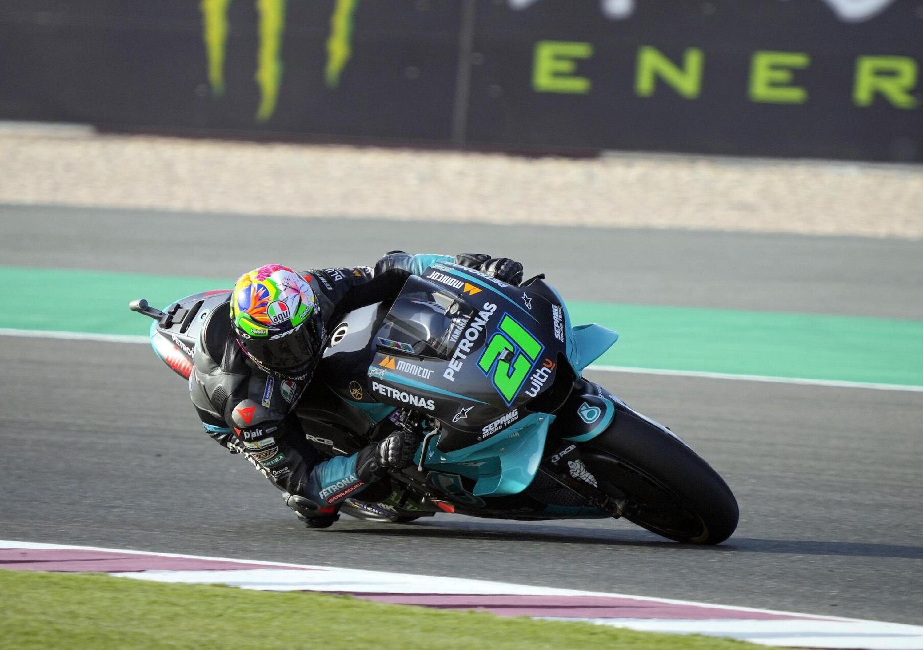 MotoGP 2021, GP del Qatar/1. Franco Morbidelli si aggiudica le FP3