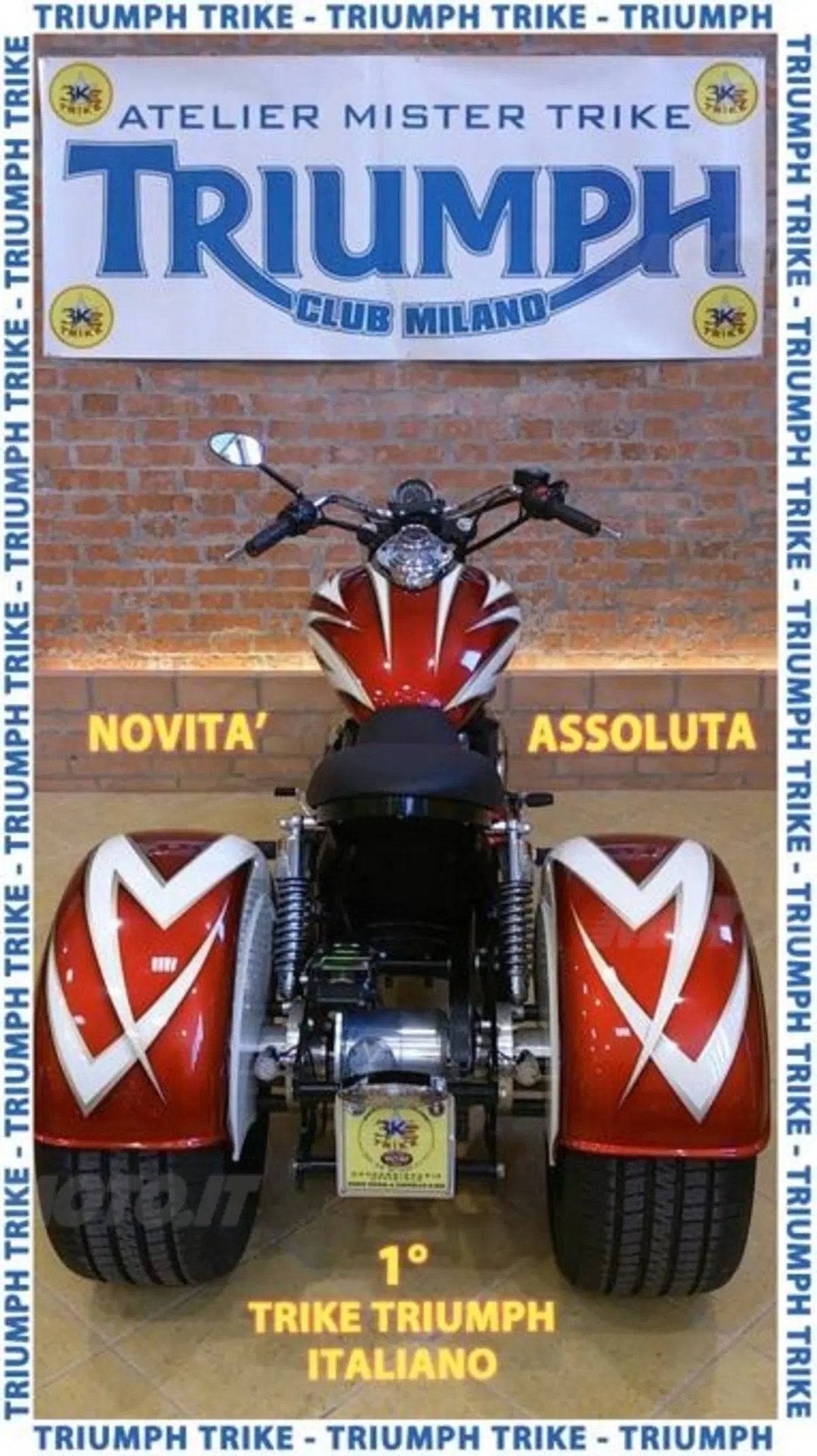 Mister Trike: una Triumph Speedmaster a tre ruote