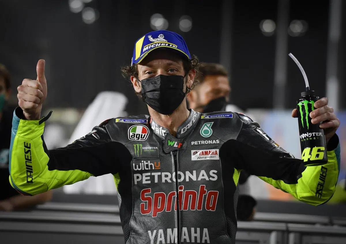 MotoGP 2021, GP del Qatar/1. Valentino Rossi: "Nessuno sa come sar&agrave; la gara"