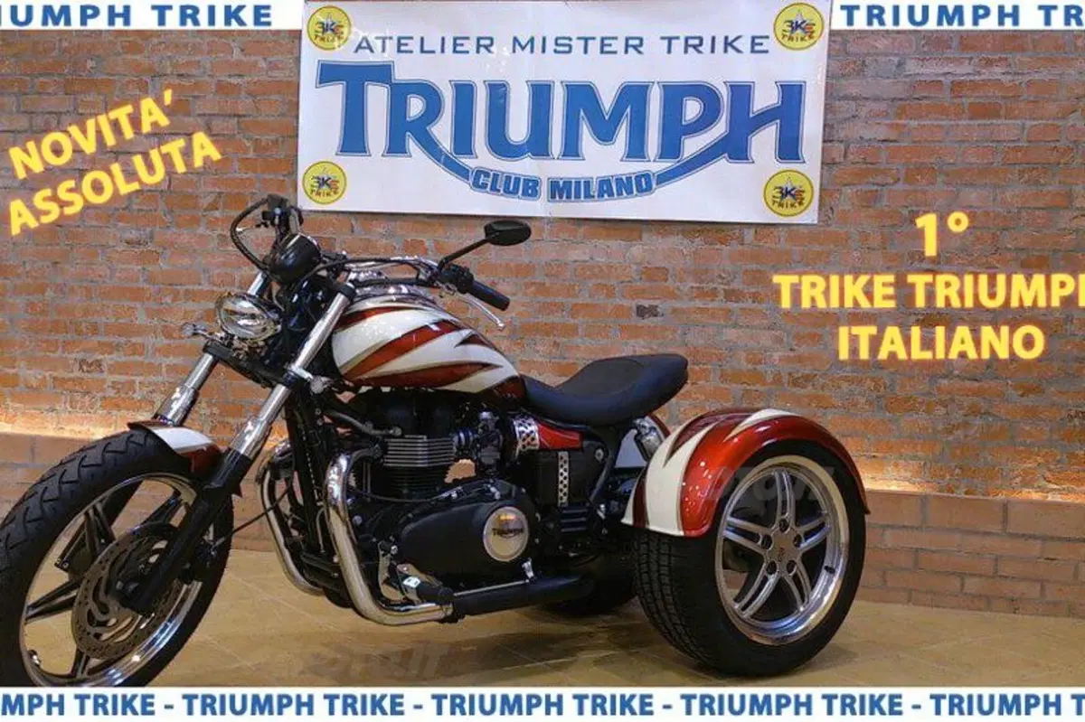 Mister Trike: una Triumph Speedmaster a tre ruote (9)