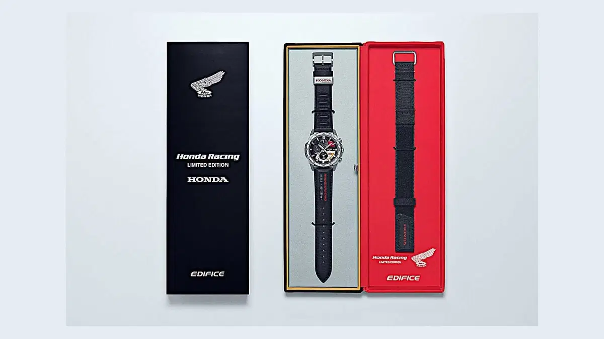 CASIO Edifice presenta il nuovo orologio dedicato alla Honda RC162