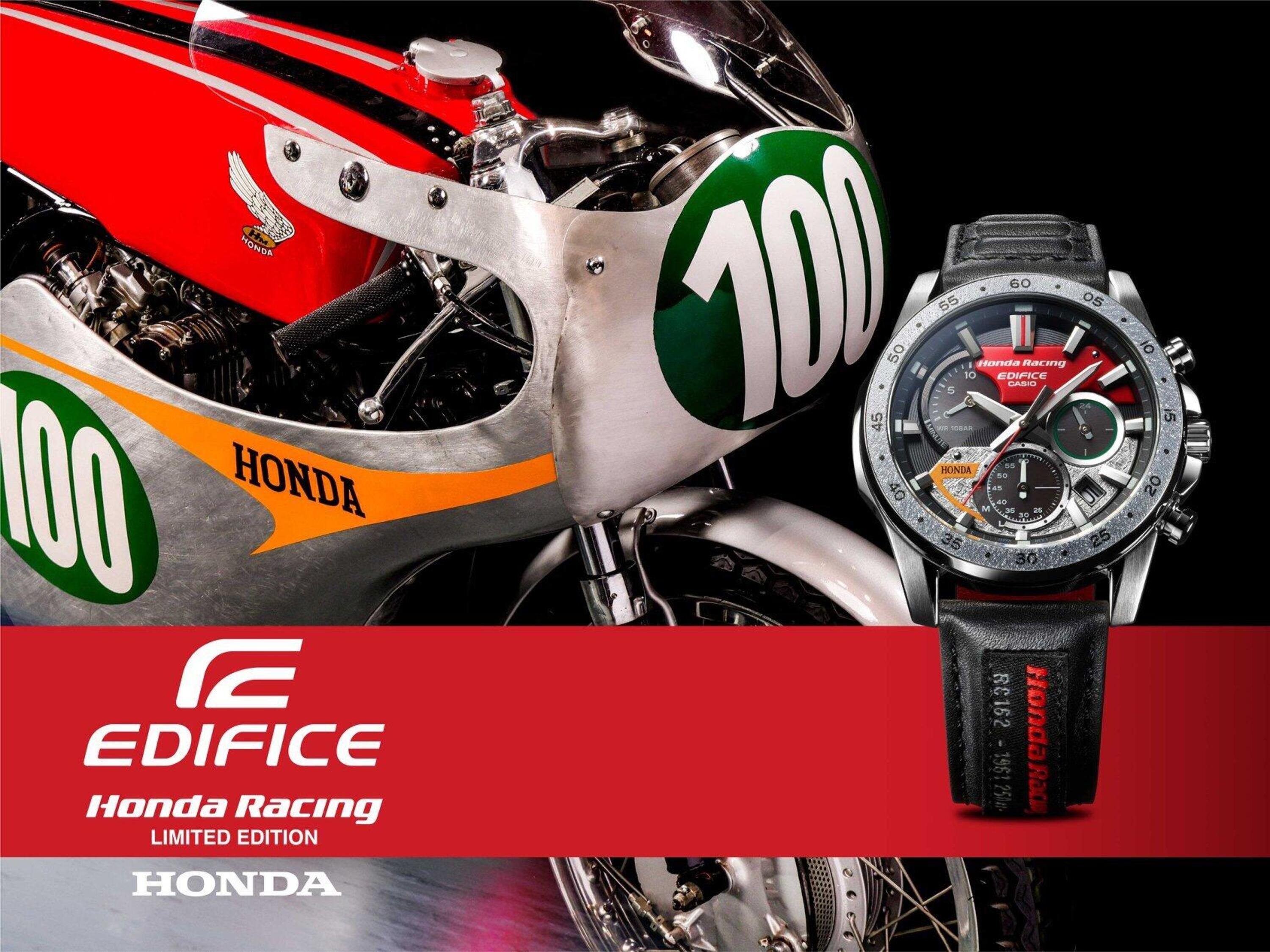 CASIO Edifice presenta il nuovo orologio dedicato alla Honda RC162