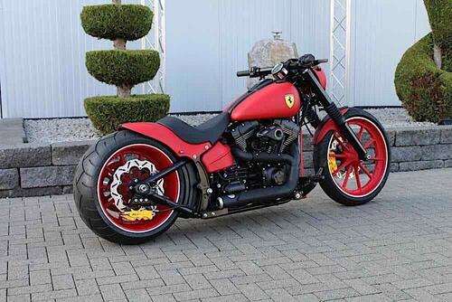 Harley-Davidson Enzo. La Ferrari Softail