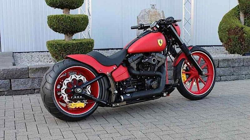 Harley-Davidson Enzo. La Ferrari Softail