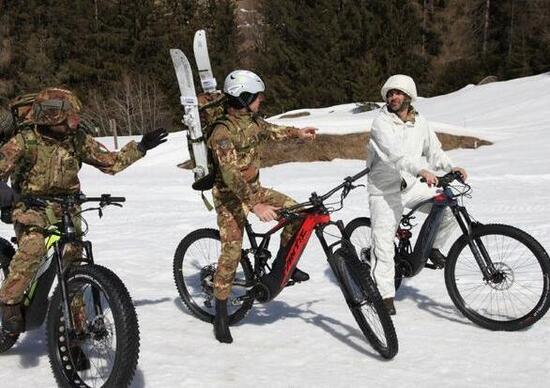 Gli Alpini lasciano i muli per le eBike?