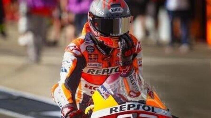 MotoGP. Niente allenamenti in moto (sui social) per Marc Marquez