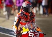 MotoGP. Niente allenamenti in moto (sui social) per Marc Marquez