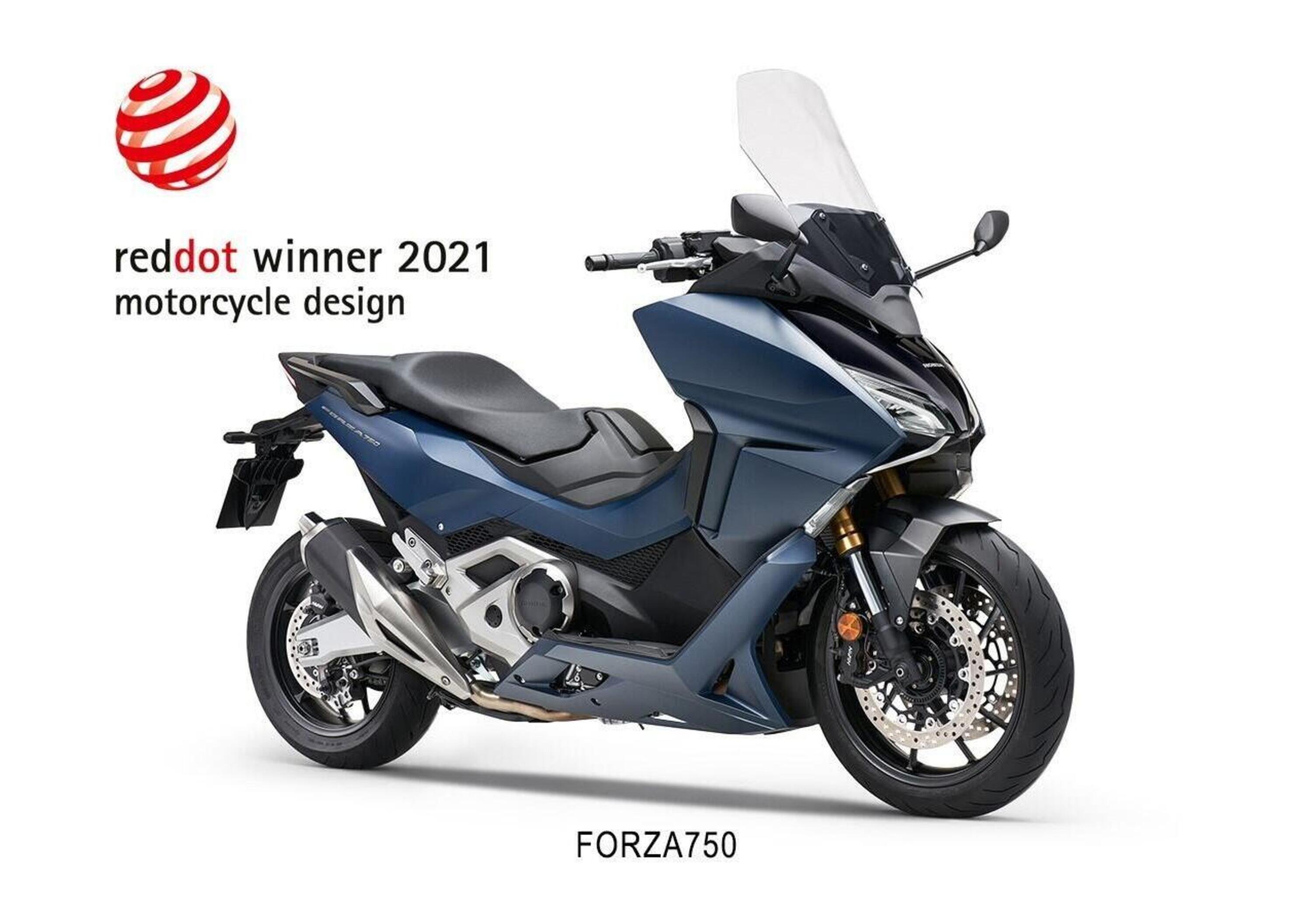 L&#039;Honda Forza 750 premiato ai Red Dot Awards