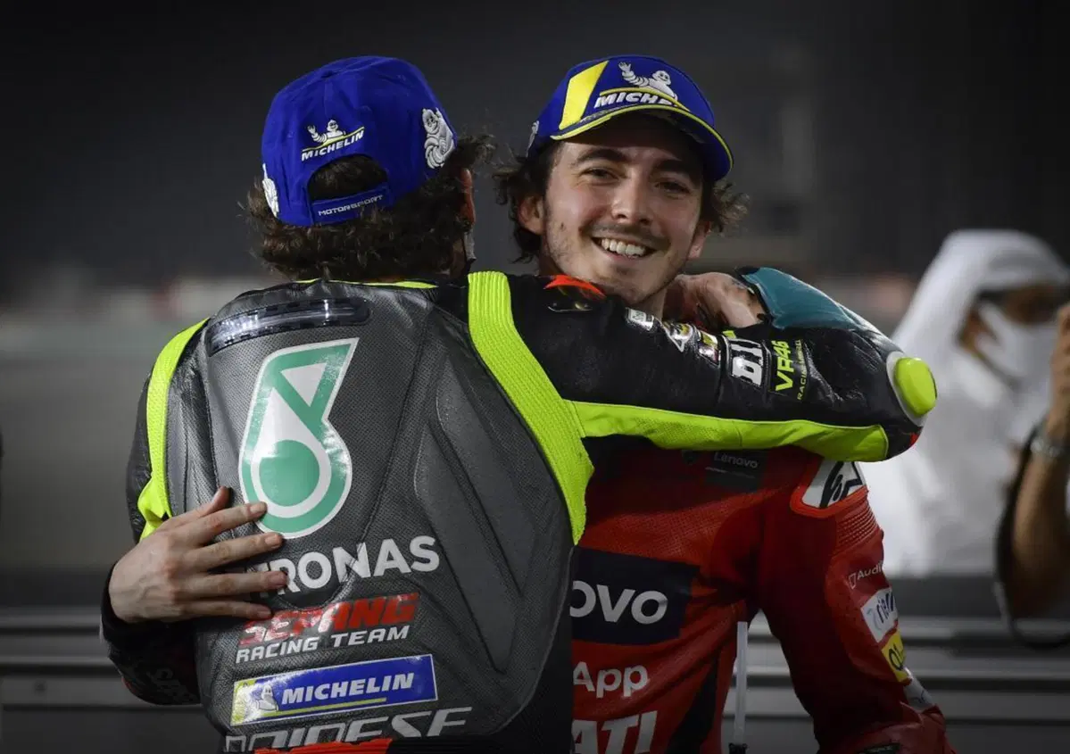 MotoGP. Pecco Bagnaia difende Valentino Rossi: inveire &egrave; un brutto vizio italiano