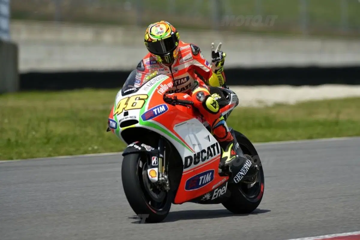 Ducati al Mugello. Valentino Rossi: "Test positivo". Il commento di Preziosi  (2)