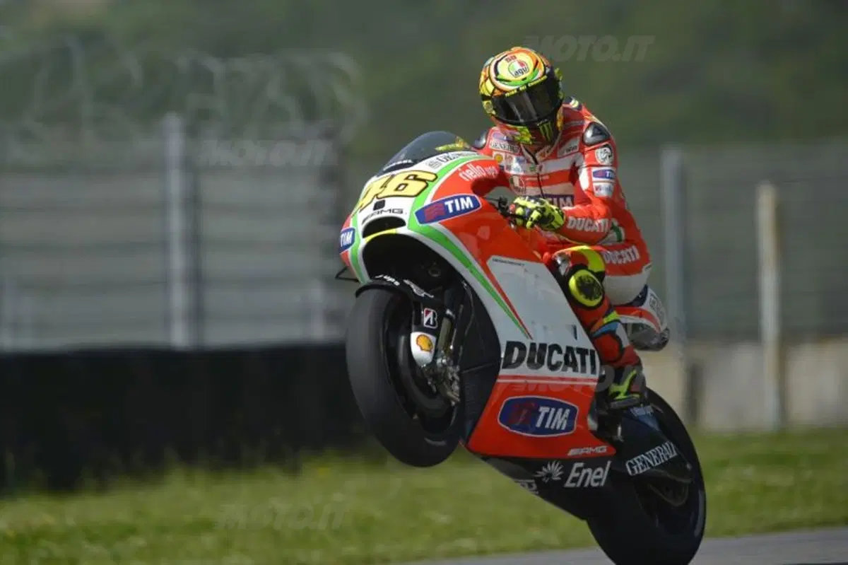 Ducati al Mugello. Valentino Rossi: "Test positivo". Il commento di Preziosi  (5)