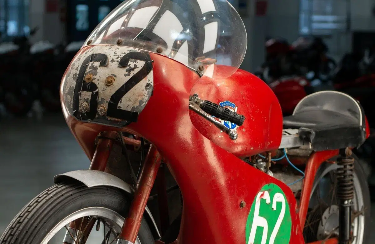 Una MV Agusta CSS 175 da corsa è ritornata a Varese (3)