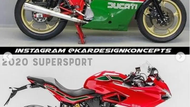 Kardesignkoncepts: le grafiche degli anni '80 e '90 su moto attuali [GALLERY]