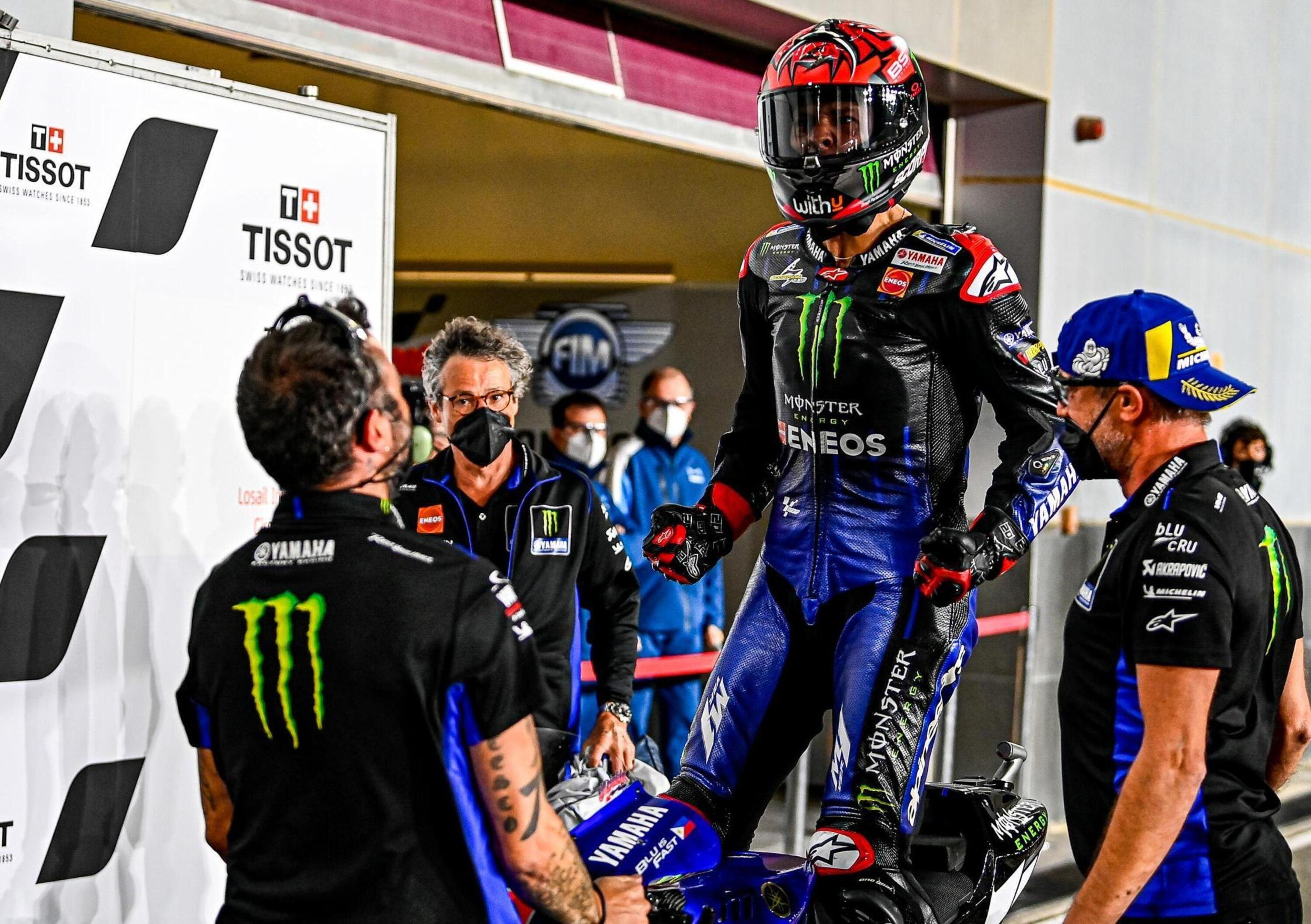 MotoGP 2021, GP Qatar/2. Fabio Quartararo: &quot;Decisiva la strategia di corsa&quot;