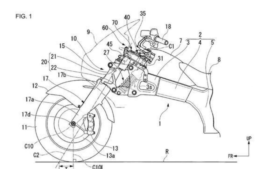 Il brevetto di servosterzo depositato da Honda nel 2019