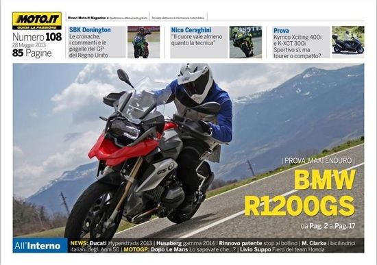 Magazine n° 108, scarica e leggi il meglio di Moto.it  