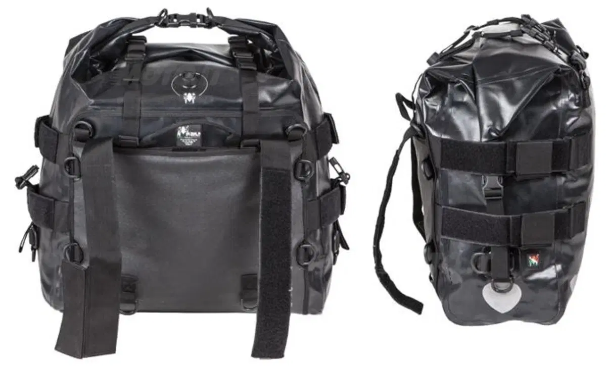 Amphibious Motobag: set di borse laterali per moto e scooter (4)