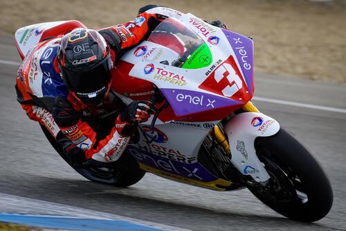 Test MotoE. Domina Aegerter, miglior crono di Granado (9)