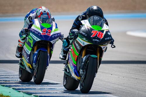 Test MotoE. Domina Aegerter, miglior crono di Granado (8)