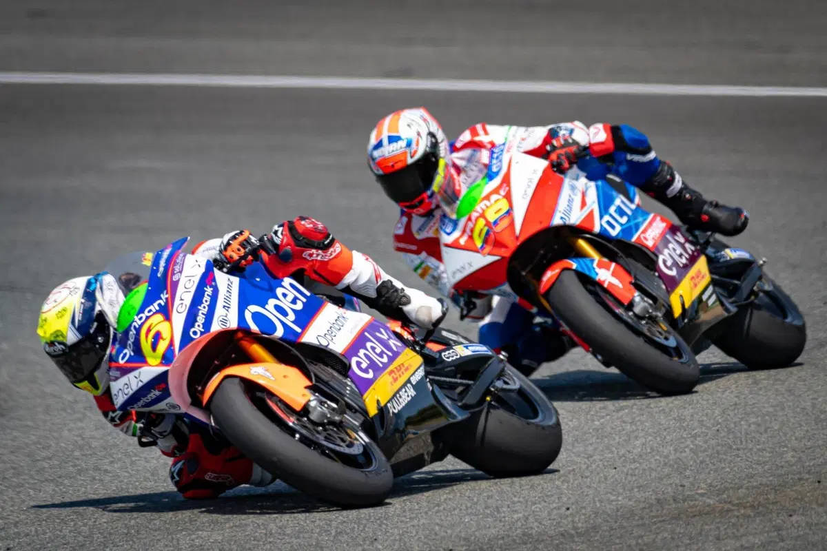 Test MotoE. Domina Aegerter, miglior crono di Granado (14)