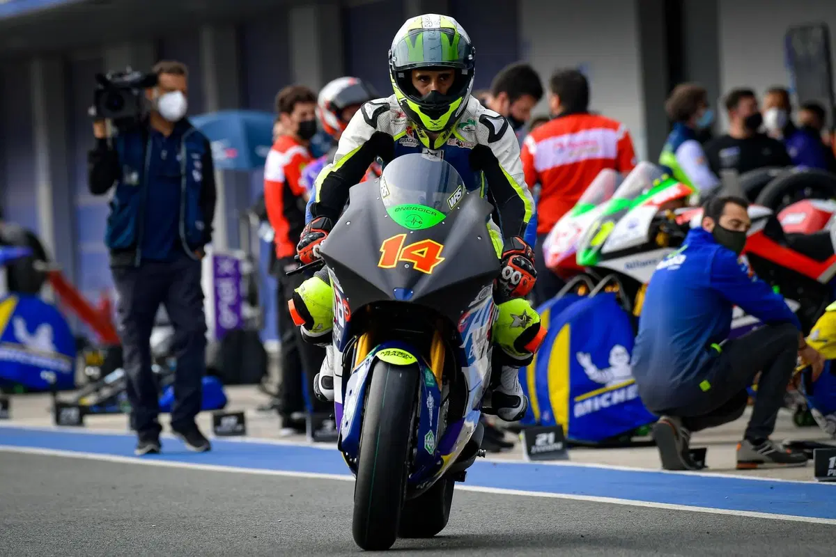 Test MotoE. Domina Aegerter, miglior crono di Granado (19)