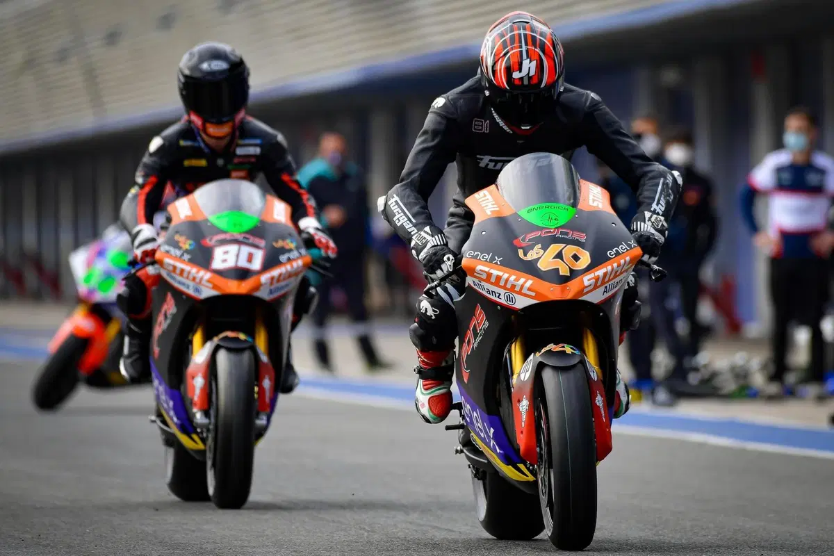 Test MotoE. Domina Aegerter, miglior crono di Granado (18)
