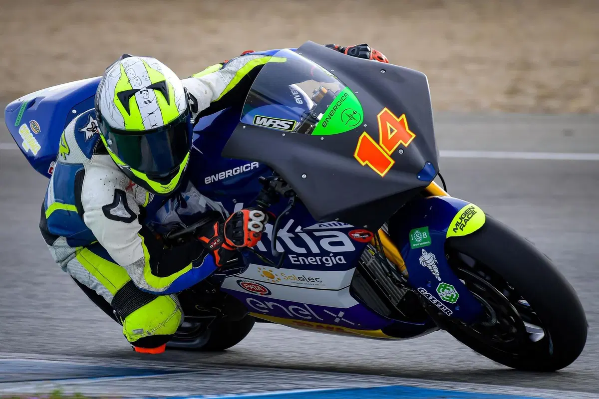 Test MotoE. Domina Aegerter, miglior crono di Granado (28)