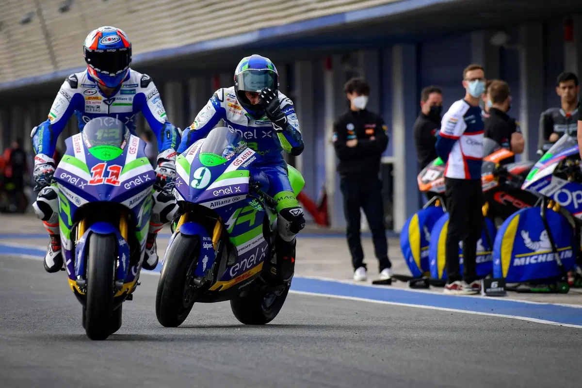 Test MotoE. Domina Aegerter, miglior crono di Granado (32)