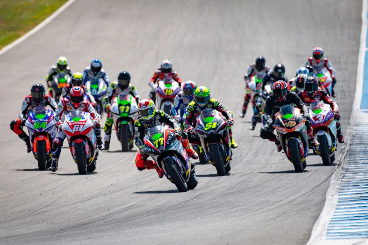 Test MotoE. Domina Aegerter, miglior crono di Granado (33)