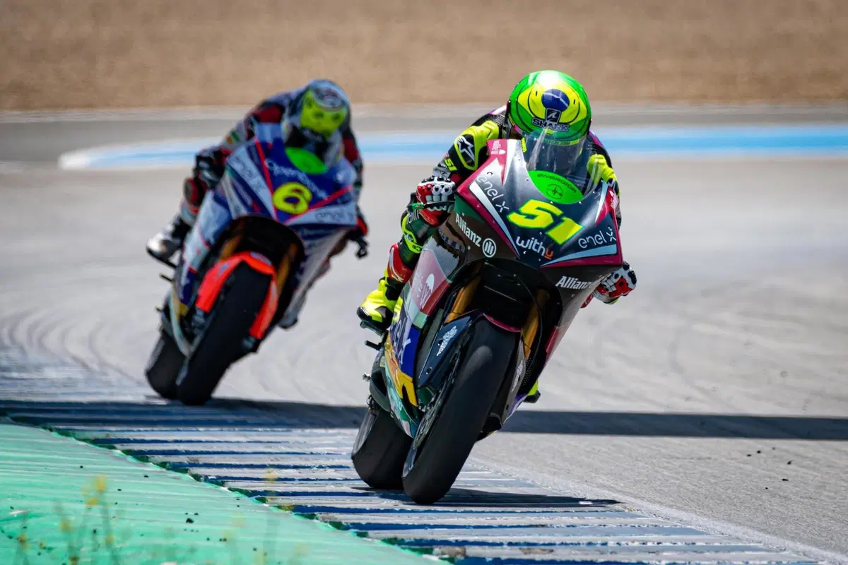 Test MotoE. Domina Aegerter, miglior crono di Granado (36)