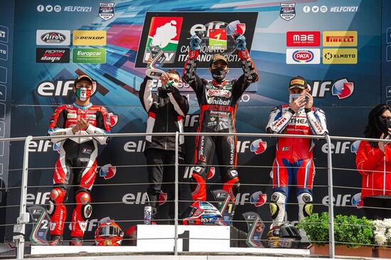 Il podio della Superbike