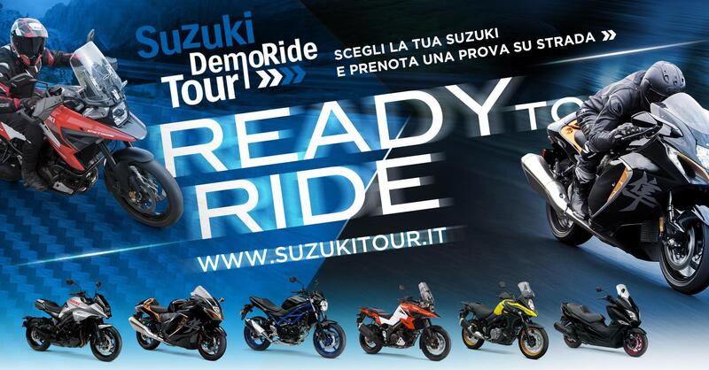 Suzuki Demo Ride Tour 2021: dal Burgman 400 all&#039;iconica Hayabusa, in prova dal 24 aprile