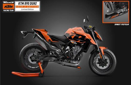 KTM 890 Duke Black Tech3 Limited Edition. Aria di MotoGP