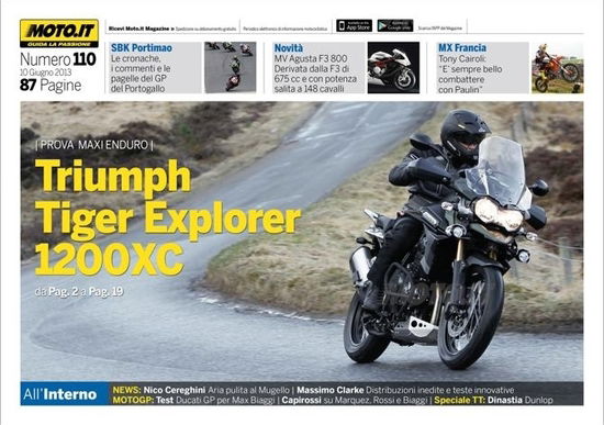 Magazine n° 110, scarica e leggi il meglio di Moto.it  