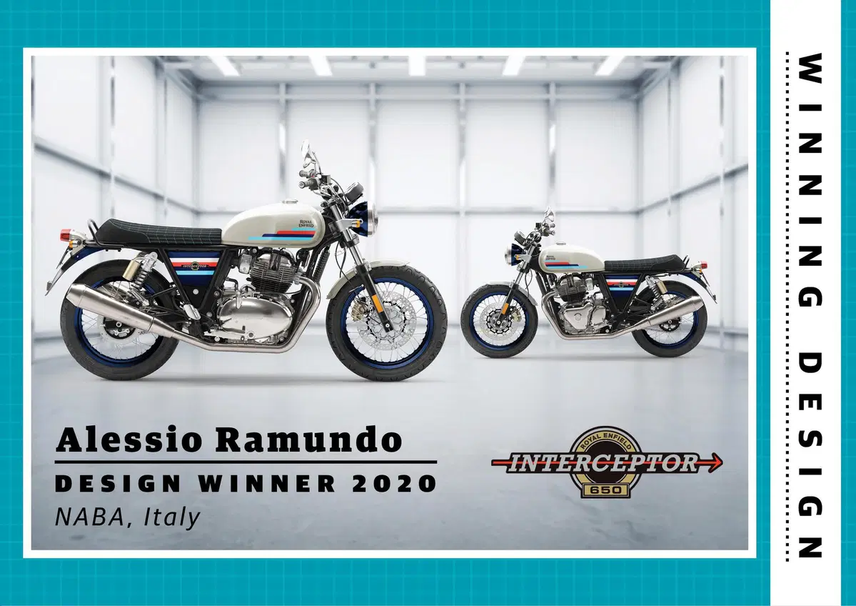 Royal Enfield Style Your Own: lo studente italiano Alessio Ramundo è uno dei due vincitori
