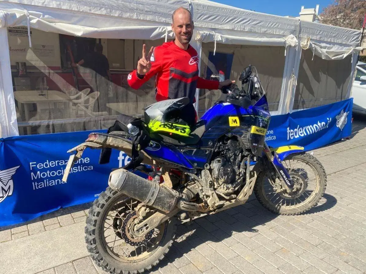 Cerutti dominatore del Motorally a Scarlino. Il nostro Aimone primo nel Challenge Ténéré 700