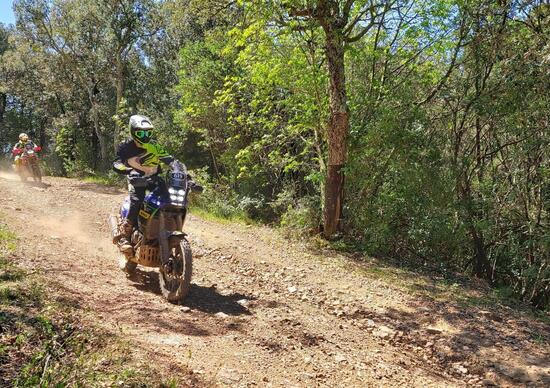 Cerutti dominatore del Motorally a Scarlino. Il nostro Aimone protagonista nel Challenge Ténéré 700