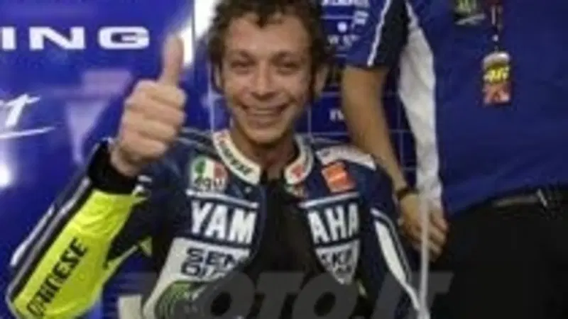 Rossi: "Che gusto essere primo"