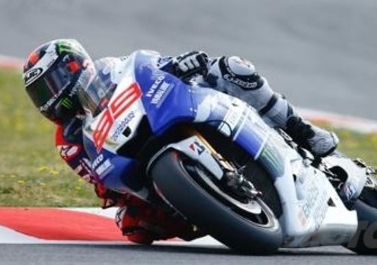 Lorenzo davanti nelle prime libere ad Assen